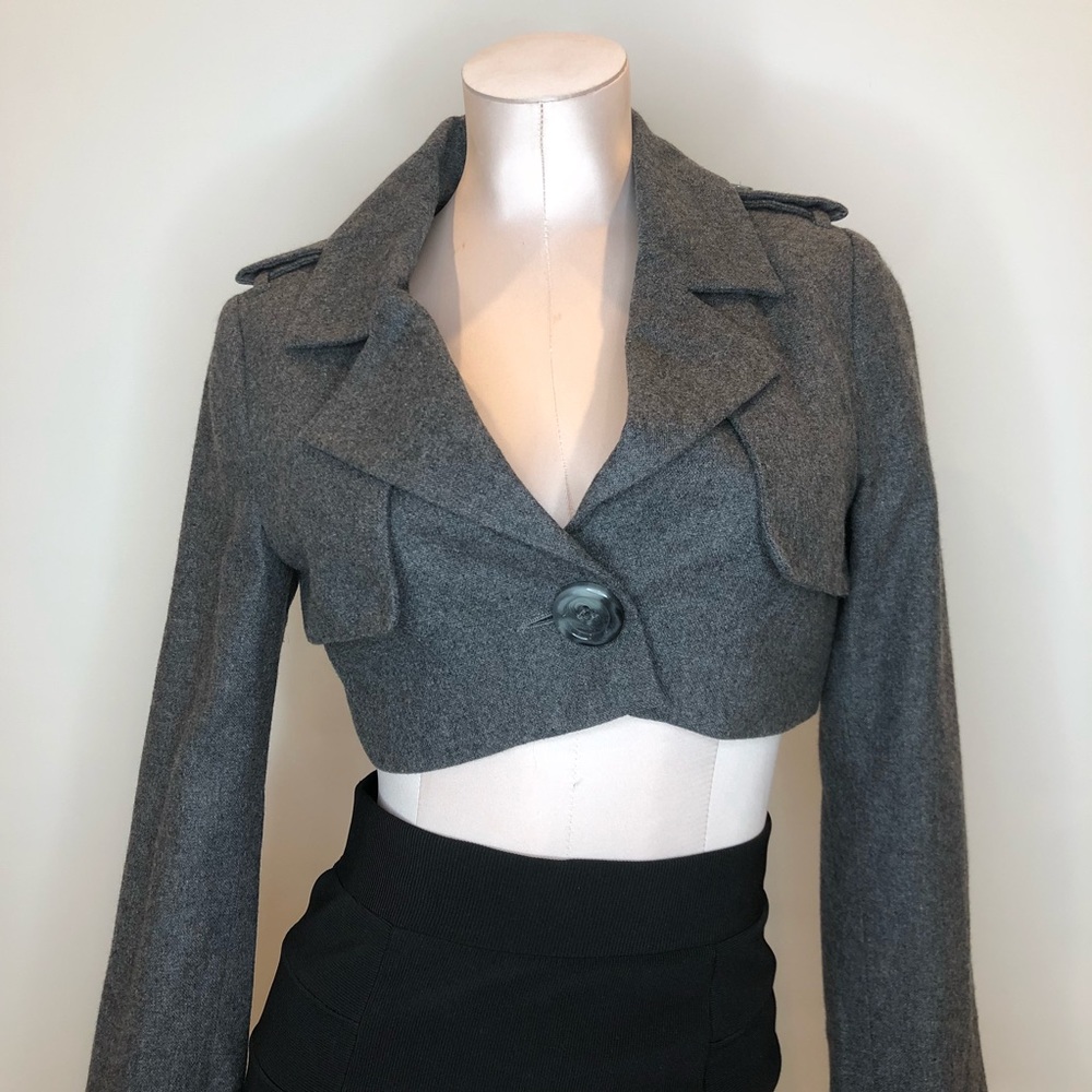 H&M Cropped military jacket